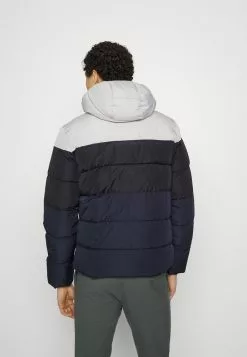 Only & Sons ONSMELVIN QUILTED HOOD JACKET - Veste D'hiver - Vapor Blue/black/dark Navy -Only & Sons Soldes Boutique 6353491f367b4a229727a4a9ec0c887f