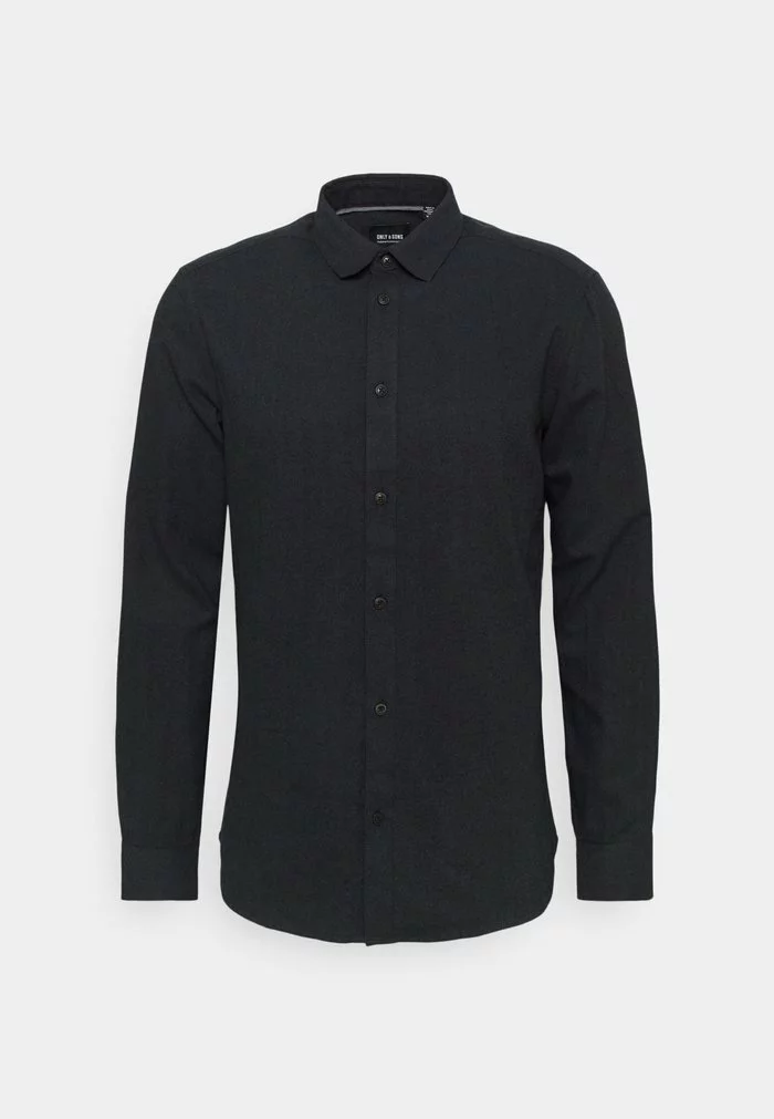 Only & Sons ONSBRAD HERRINGBONE SHIRT - Chemise - Dark Navy 1 Only & Sons ONSBRAD HERRINGBONE SHIRT - Chemise - Dark Navy