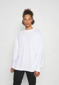 Only & Sons ONSVILMOS LIFE MOCK NECK TEE - T-shirt à Manches Longues - White