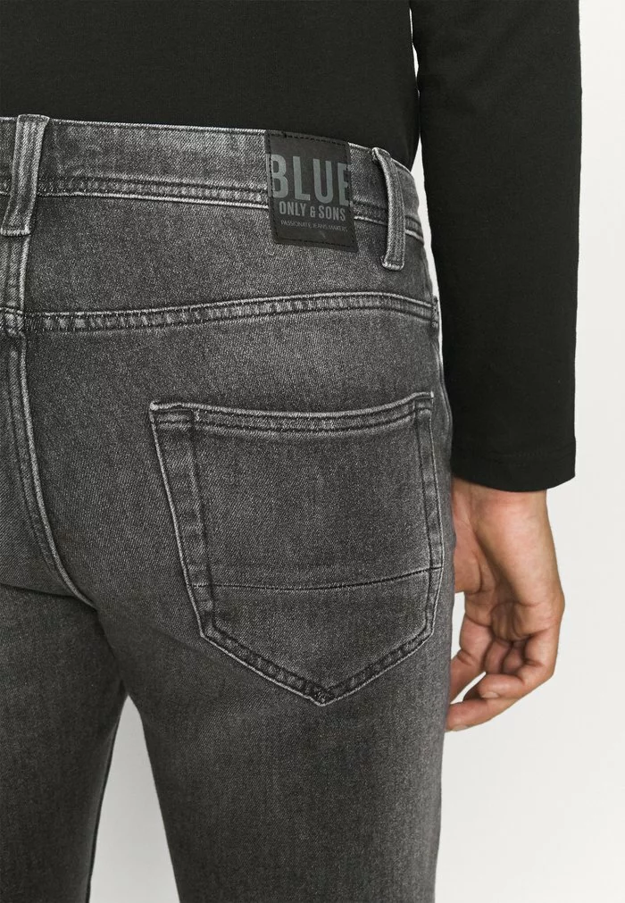 Only & Sons ONSDRAPER LIFE - Jean Slim - Grey Denim 6 Only & Sons ONSDRAPER LIFE - Jean Slim - Grey Denim – Image 6