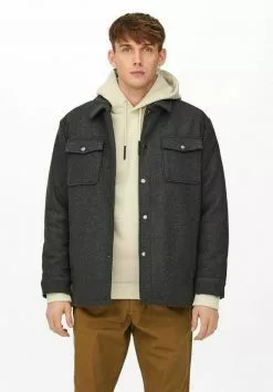 Only & Sons Veste Légère - Dark Grey Melange