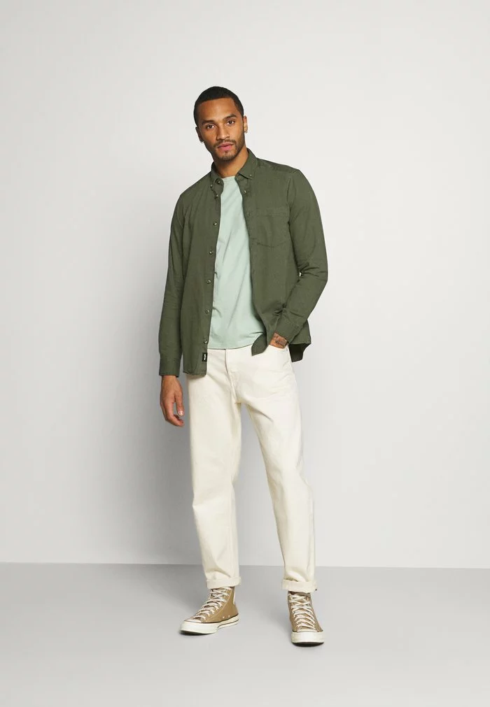 Only & Sons ONSBRYCE LIFE ORGANIC - Chemise - Scarab 2 Only & Sons ONSBRYCE LIFE ORGANIC - Chemise - Scarab – Image 2