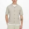 Only & Sons Chemise - Silver Lining