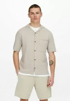 Only & Sons Chemise - Silver Lining