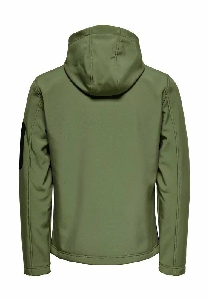 Only & Sons Sweat à Capuche Zippé - Olive Night 6 Only & Sons Sweat à Capuche Zippé - Olive Night – Image 6