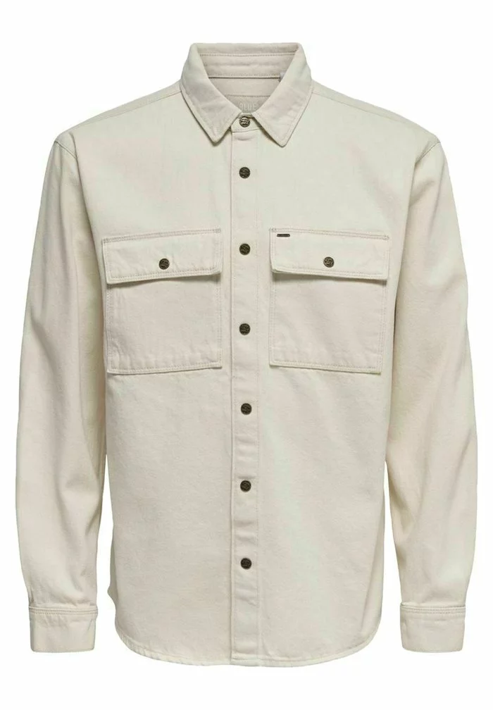 Only & Sons Chemise - Ecru 5 Only & Sons Chemise - Ecru – Image 5