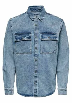 Only & Sons Chemise - Blue Denim -Only & Sons Soldes Boutique 6871d2ce5cd74117a30d34ce5731e5e7