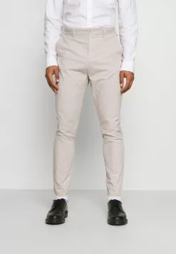 Only & Sons ONSMARK LIFE NEW DROP TAPPANT - Pantalon Classique - Chinchilla