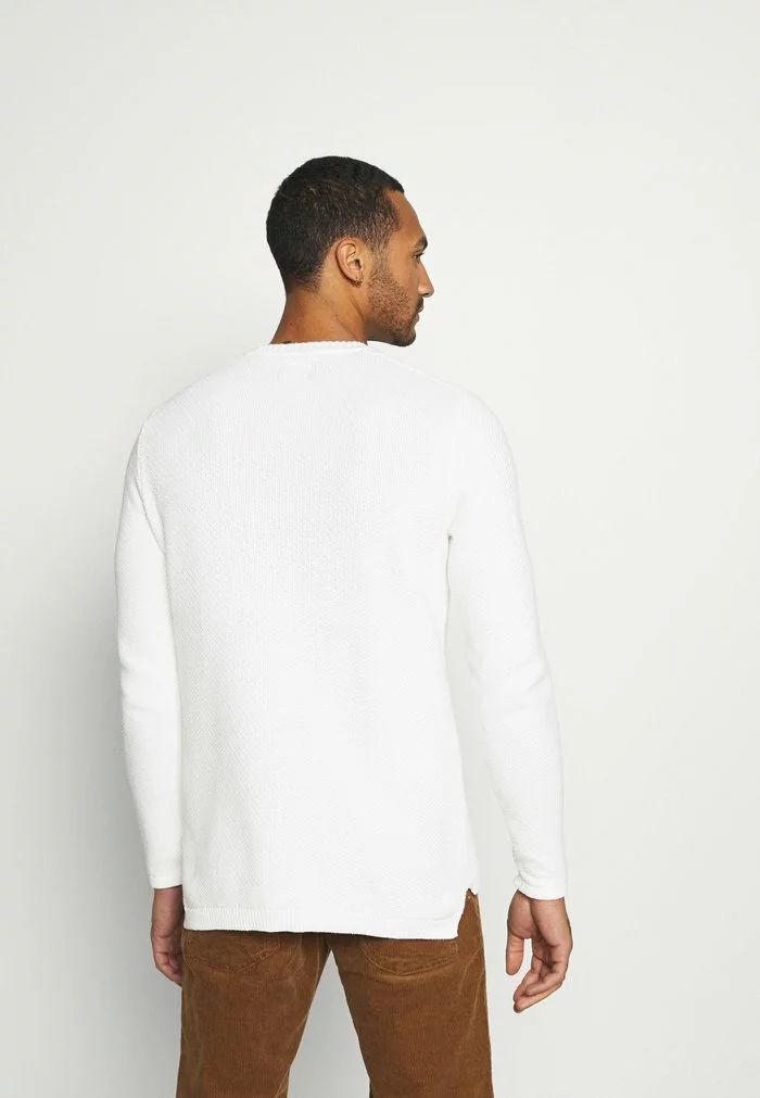 Only & Sons ONSDAN STRUCTURE CREW NECK - Pullover - Cloud Dancer 3 Only & Sons ONSDAN STRUCTURE CREW NECK - Pullover - Cloud Dancer – Image 3
