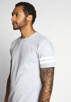 Only & Sons ONSMATT LONGY SOLID STRIPE 2 PACK - T-shirt Imprimé - White -Only & Sons Soldes Boutique 6a14541f6cb74c82934669e4c0761938