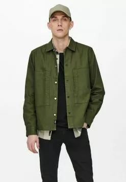 Only & Sons WORKWEAR- - Chemise - Olive Night