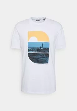 Only & Sons ONSPLAZA LIFE TEE - T-shirt Imprimé - White