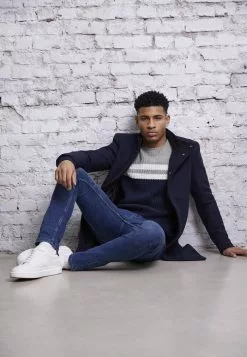 Only & Sons ONSLAZLO STRIPED CREW NECK - Pullover - Blue Nights