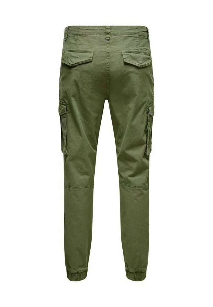Only & Sons Pantalon Cargo - Olive Night 2 Only & Sons Pantalon Cargo - Olive Night – Image 2
