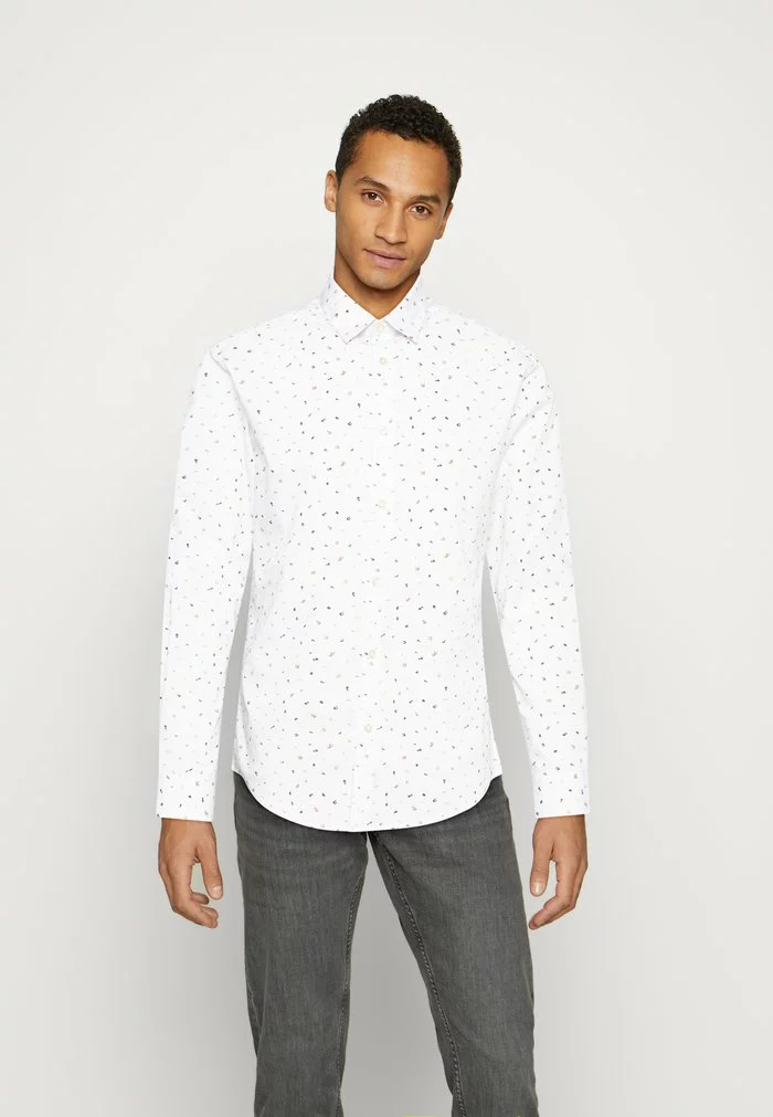 Only & Sons ONSALBERT DITSY - Chemise - Bright White 1 Only & Sons ONSALBERT DITSY - Chemise - Bright White
