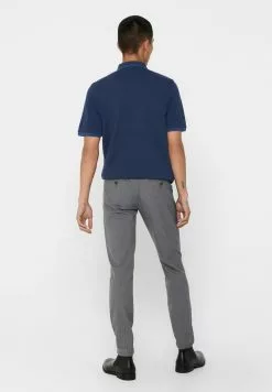 Only & Sons ONSMARK - Pantalon Classique - Medium Grey Melange -Only & Sons Soldes Boutique 6d0fa2ebaf4345da83df4e4f8e2c541f