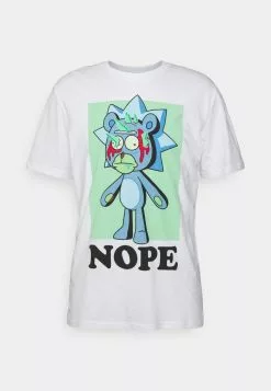 Only & Sons ONSRICKNMORTY TEE UNISEX - T-shirt Imprimé - Bright White