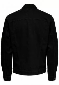 Only & Sons Veste En Jean - Black -Only & Sons Soldes Boutique 6e279bcd319248dfacc7335383a6922a