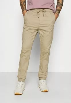 Only & Sons ONSLINUS LIFE WORK - Pantalon Classique - Chinchilla