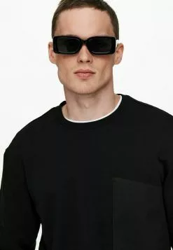 Only & Sons Sweatshirt - Black -Only & Sons Soldes Boutique 6f16acbf67c342bc862788cdec72677e
