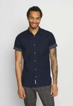 Only & Sons ONSTROY LIFE CHAMBRAY STRETCH - Chemise - Dark Blue Denim