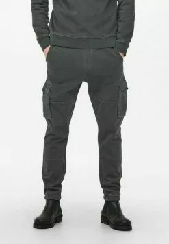 Only & Sons Pantalon Cargo - Grey Pinstripe