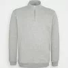 Only & Sons ONSCERES LIFE HALF ZIP - Sweatshirt - Light Grey Melange