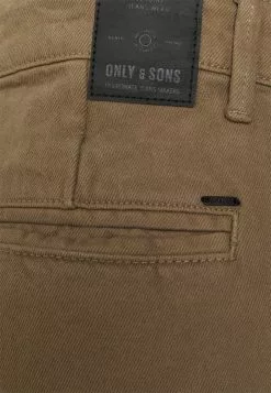 Only & Sons ONSAVI BEAM CHINO TWILL - Chino - Shitake -Only & Sons Soldes Boutique 718994a2440e4c088a862e2f2af394eb