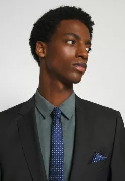 Only & Sons ONSTY PATTERN TIE SET - Mouchoir De Poche - Dark Navy