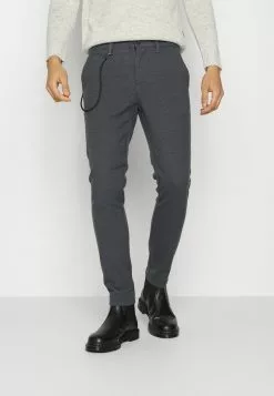 Only & Sons ONSPETE SLIM PANTS - Pantalon Classique - Grey Pinstripe