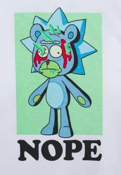 Only & Sons ONSRICKNMORTY TEE - T-shirt Imprimé - Bright White -Only & Sons Soldes Boutique 72e193c8fb44469ea13aa628f67b94ba