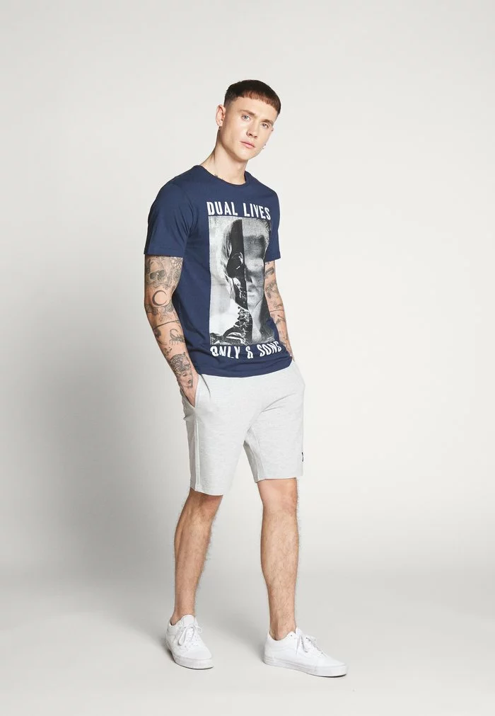 Only & Sons ONSNEIL - Pantalon De Survêtement - Light Grey Melange 2 Only & Sons ONSNEIL - Pantalon De Survêtement - Light Grey Melange â Image 2