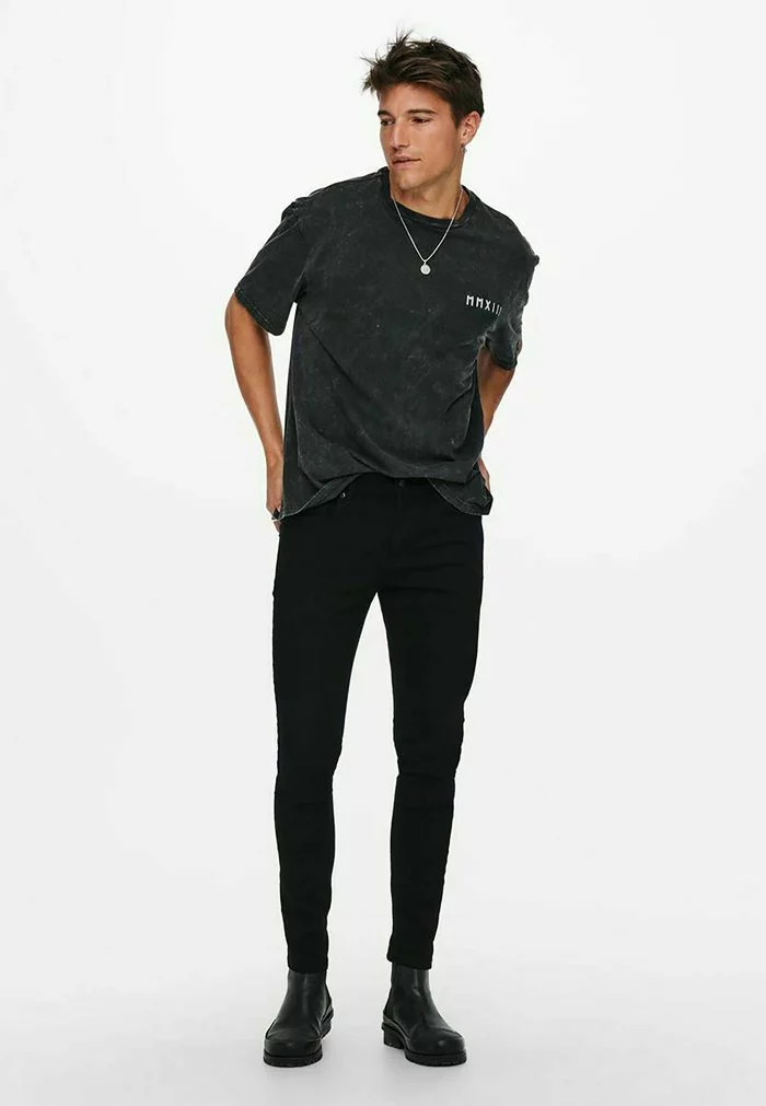 Only & Sons T-shirt Imprimé - Black 2 Only & Sons T-shirt Imprimé - Black – Image 2