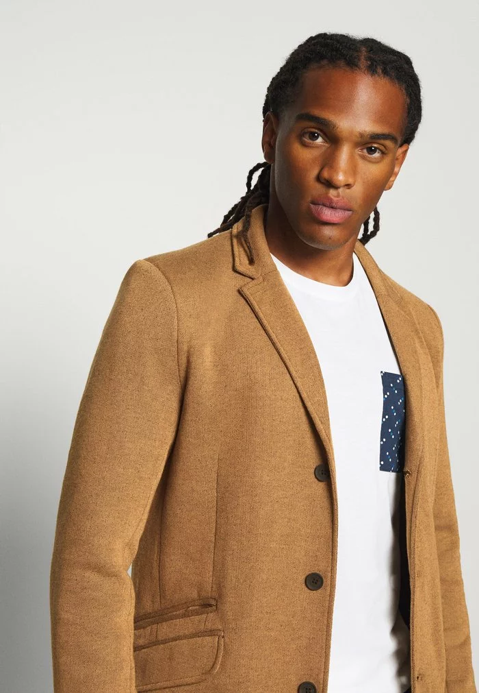 Only & Sons ONSJULIAN KING COAT - Manteau Classique - Camel/melange 4 Only & Sons ONSJULIAN KING COAT - Manteau Classique - Camel/melange – Image 4