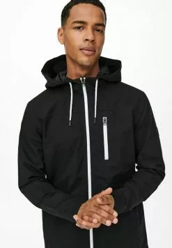 Only & Sons Veste Mi-saison - Black -Only & Sons Soldes Boutique 75b1a10fd86e460ab35623284d4c36ad