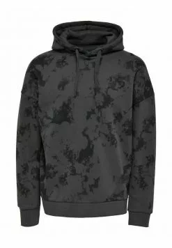 Only & Sons BATIK - Sweat à Capuche - Grey Pinstripe