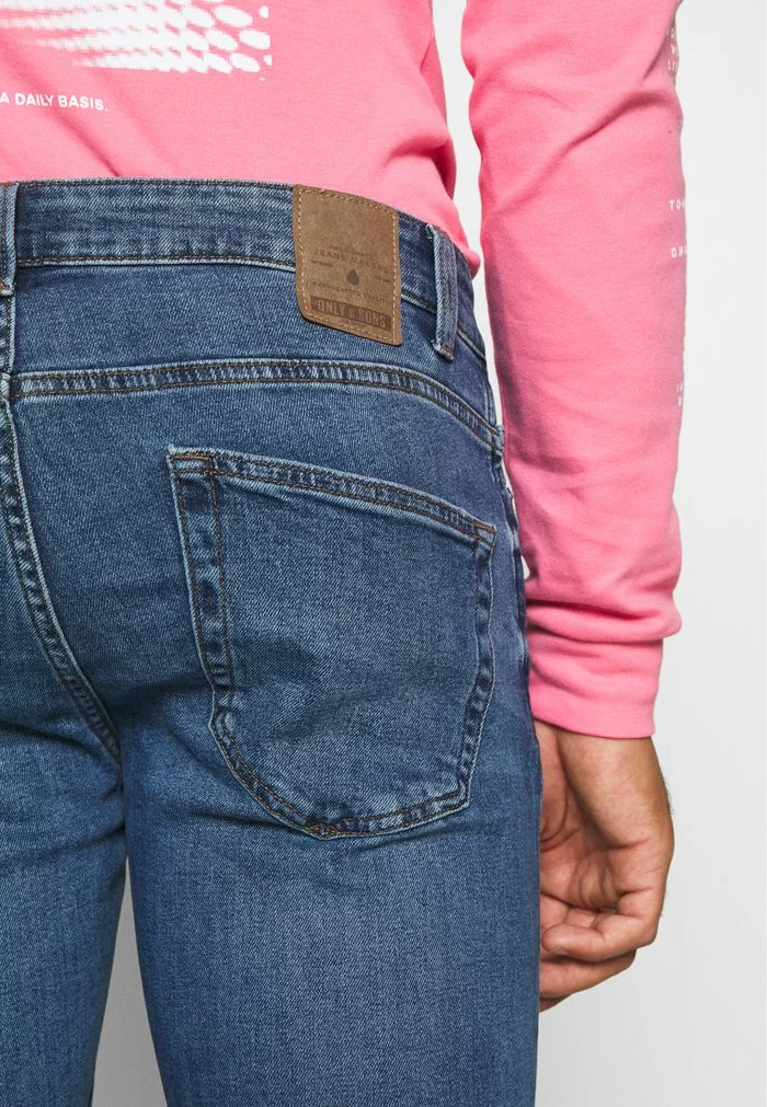 Only & Sons ONSLOOM DAMAGE - Jean Slim - Blue Denim 6 Only & Sons ONSLOOM DAMAGE - Jean Slim - Blue Denim – Image 6