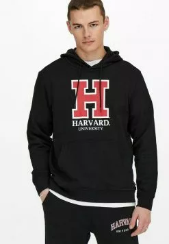 Only & Sons Sweat à Capuche - Black -Only & Sons Soldes Boutique 76d35b63e8b64528af38471950e332dc