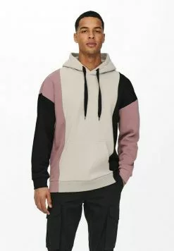 Only & Sons RELAXED - Sweat à Capuche - Silver Lining