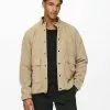 Only & Sons Veste Polaire - Chinchilla