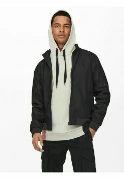 Only & Sons Blouson Bomber - Black 11 Only & Sons Blouson Bomber - Black -Only & Sons Soldes Boutique 7766d0738bde4d0b9e43133eac9af40a
