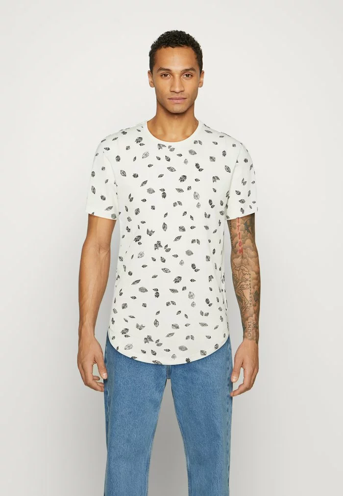 Only & Sons ONSTIMMY LONGY TEE - T-shirt Imprimé - Star White 1 Only & Sons ONSTIMMY LONGY TEE - T-shirt Imprimé - Star White