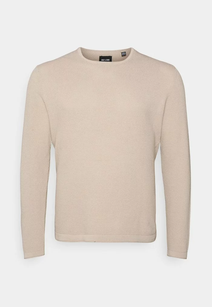 Only & Sons ONSPANTER CREW NECK - Pullover - Silver Lining 1 Only & Sons ONSPANTER CREW NECK - Pullover - Silver Lining