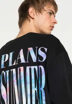 Only & Sons ONSILLIAN PRINT TEE - T-shirt Imprimé - Black -Only & Sons Soldes Boutique 799e979712b5464fb72de2fa98a6bd7e