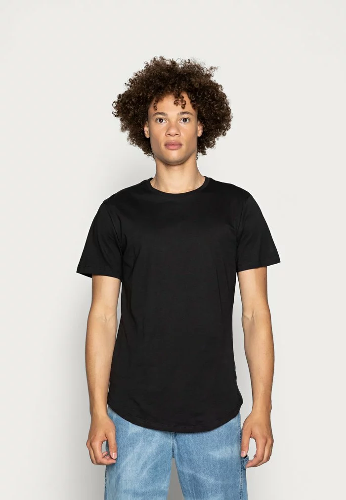 Only & Sons ONSMATT LONGY 2 PACK - T-shirt Basique - Black/white 4 Only & Sons ONSMATT LONGY 2 PACK - T-shirt Basique - Black/white – Image 4