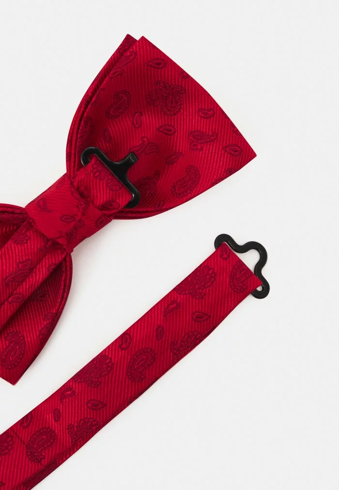 Only & Sons ONSTAJ PATTERN BOWTIE SET - Mouchoir De Poche - Pompeian Red 4 Only & Sons ONSTAJ PATTERN BOWTIE SET - Mouchoir De Poche - Pompeian Red – Image 4