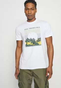 Only & Sons ONSANTHONY LIFE TEE - T-shirt Imprimé - White/san Francisco