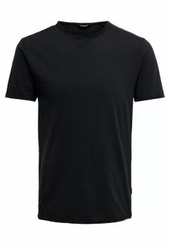 Only & Sons ALBERT - T-shirt Basique - Black -Only & Sons Soldes Boutique 7b4803b475cd4324bc0ff5d87ad25688