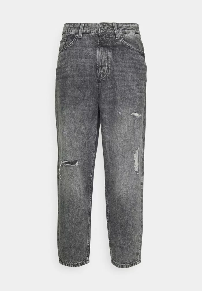 Only & Sons ONSCONE LIFE CROP - Jean Boyfriend - Grey Denim 4 Only & Sons ONSCONE LIFE CROP - Jean Boyfriend - Grey Denim – Image 4