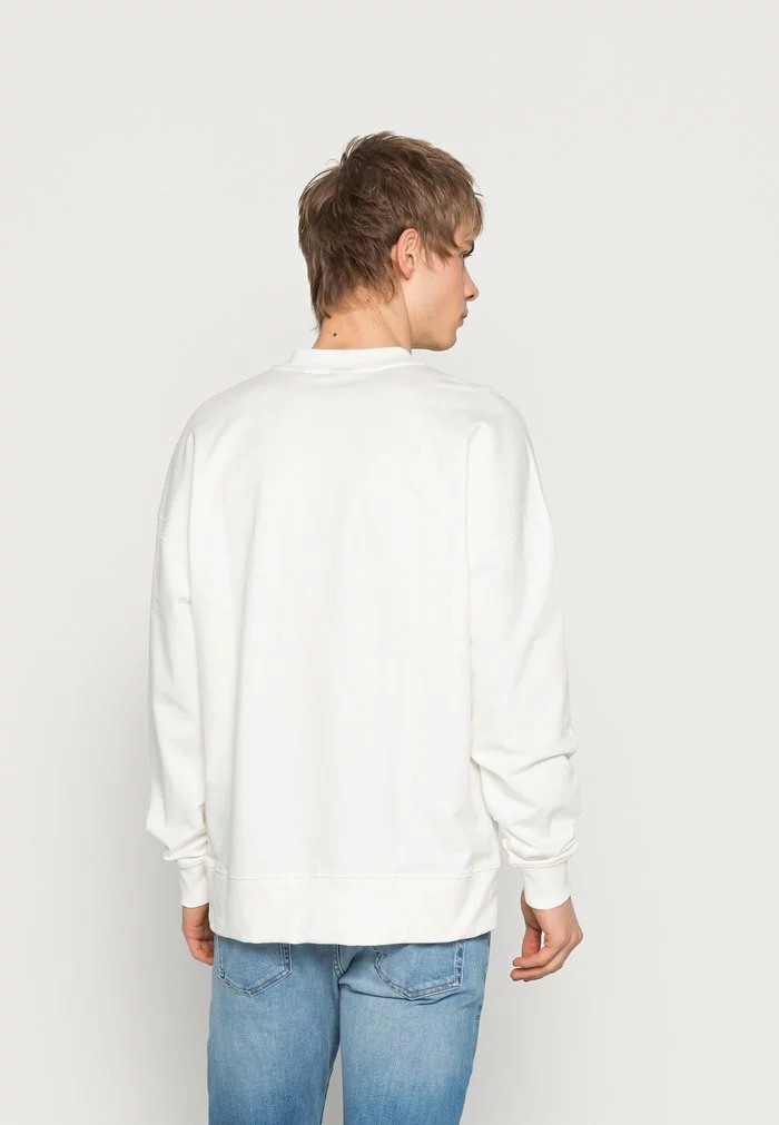 Only & Sons ONSCLAYTON V NECK - Sweatshirt - Star White 3 Only & Sons ONSCLAYTON V NECK - Sweatshirt - Star White – Image 3
